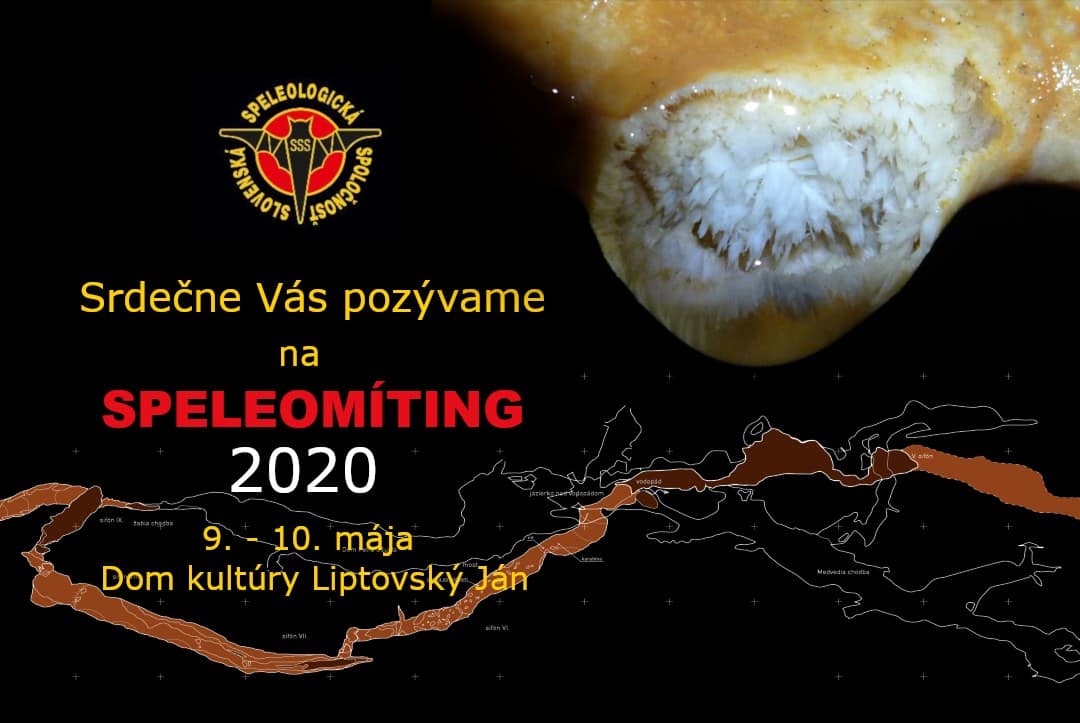 , Speleomíting 2020 pozvánka, Slovenská speleologická spoločnosť