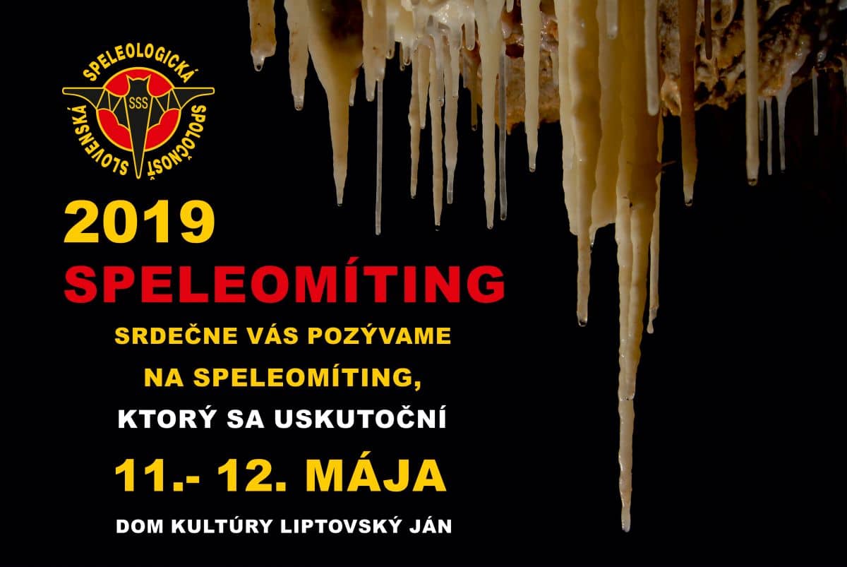 speleomíting, Pozvánka &#8211; Speleomíting 2019, Slovenská speleologická spoločnosť