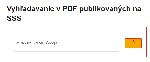 , Prehľadávač PDF pre jaskyniarov, Slovenská speleologická spoločnosť